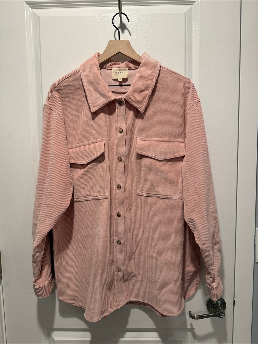 Sezane Sandrine Shirt Light Pink - Size 12